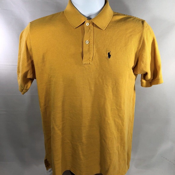 Polo Ralph Lauren Other - Vintage Polo Ralph Lauren Yellow USA Made XL *Fits Smaller Discolored 80s 90s